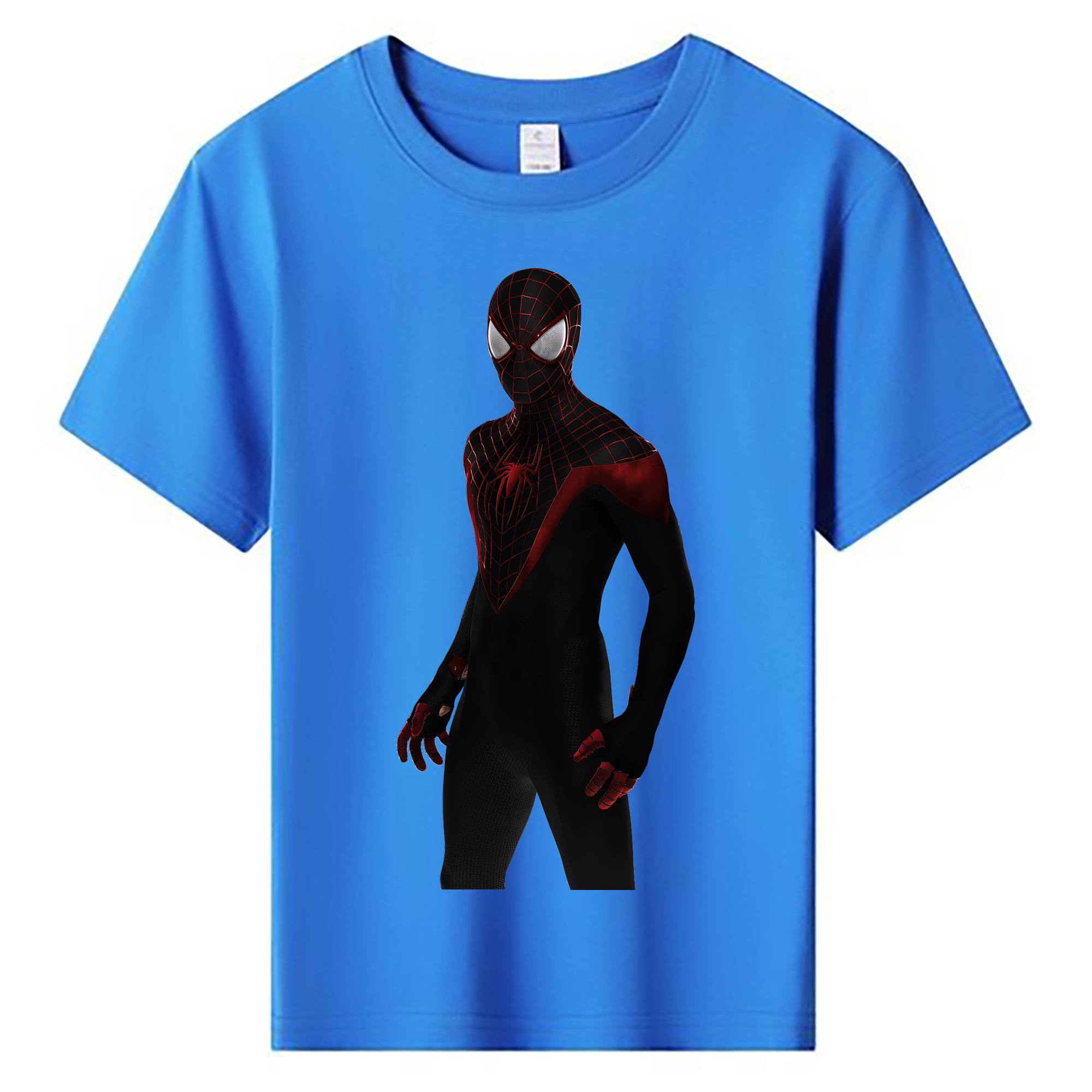 （画像用） Spider Man スパイダーマン 綿100％キッズTシャツ（フロントプリント）
